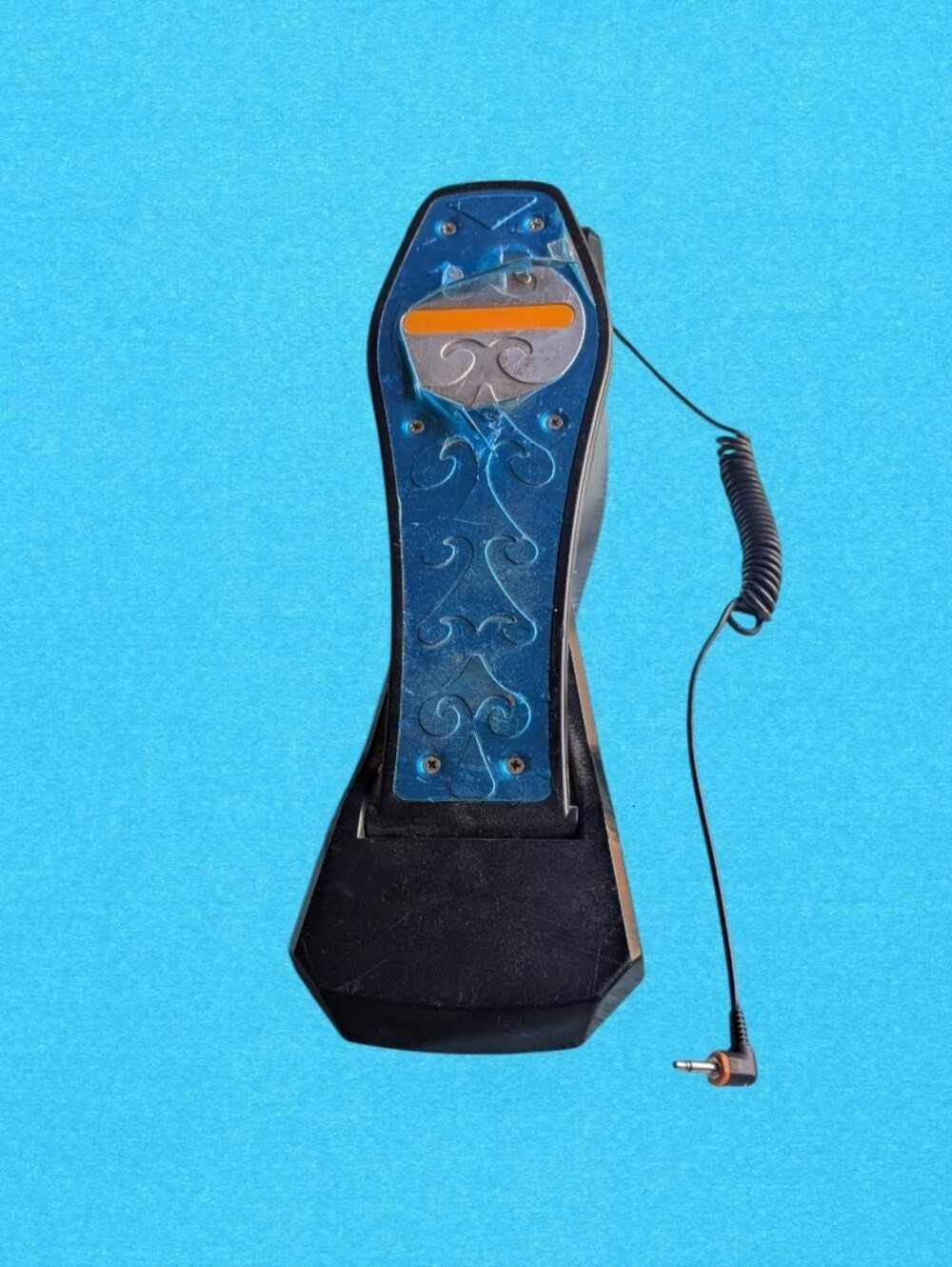 Sony Black and Blue Wired Foot Pedal Controller
